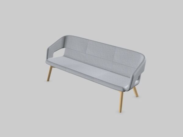 Vergader/loungestoel Twist&Sit houten 4-poots - Afbeelding 11