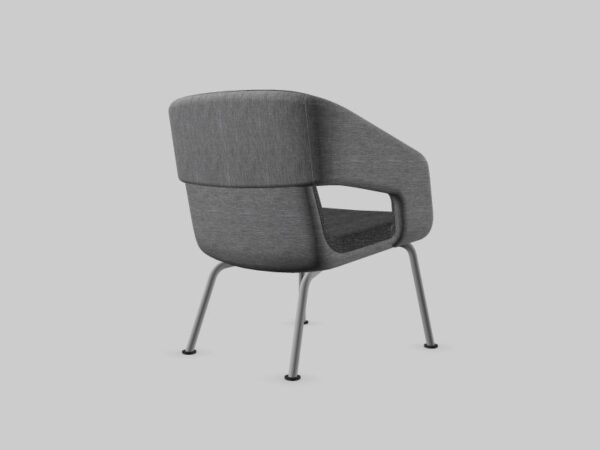 Vergader/loungestoel Twist&Sit stalen 4-poots - Afbeelding 10