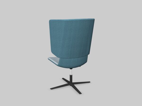 Bel/loungestoel Twist&Sit aluminium 4-sterframe - Afbeelding 3
