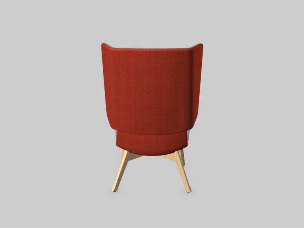 Bel/loungestoel Twist&Sit houten 4-poots - Afbeelding 8