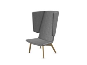 Bel/loungestoel Twist&Sit houten 4-poots