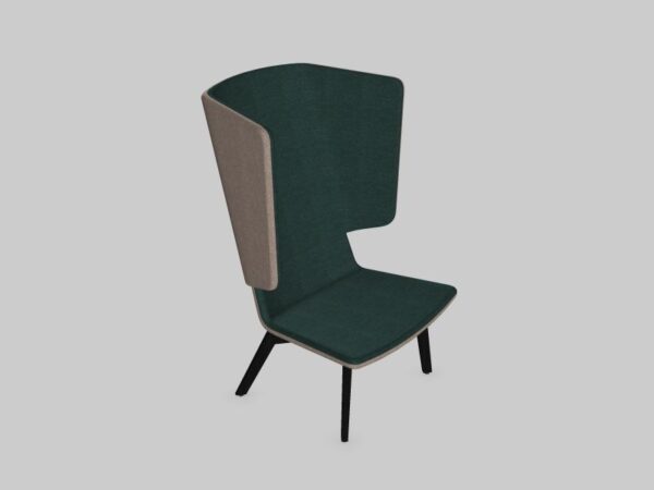 Bel/loungestoel Twist&Sit houten 4-poots - Afbeelding 4