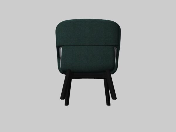 Vergader/loungestoel Twist&Sit houten 4-poots - Afbeelding 5