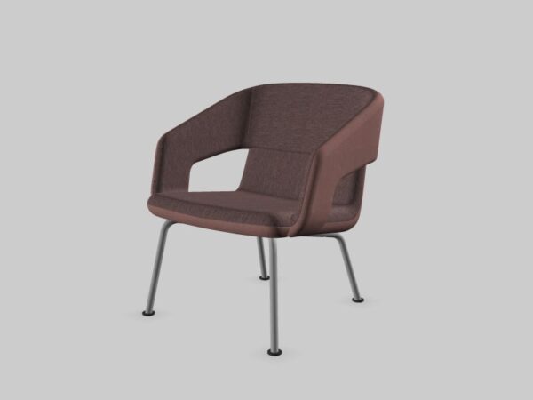 Vergader/loungestoel Twist&Sit stalen 4-poots - Afbeelding 4