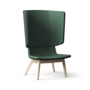 Bel/loungestoel Twist&Sit houten 4-poots