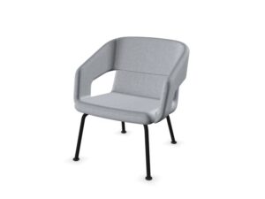 Vergader/loungestoel Twist&Sit stalen 4-poots