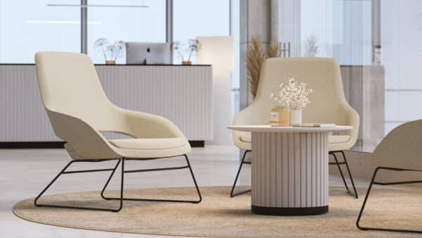 Loungestoel met lage rug Sandie - Afbeelding 4