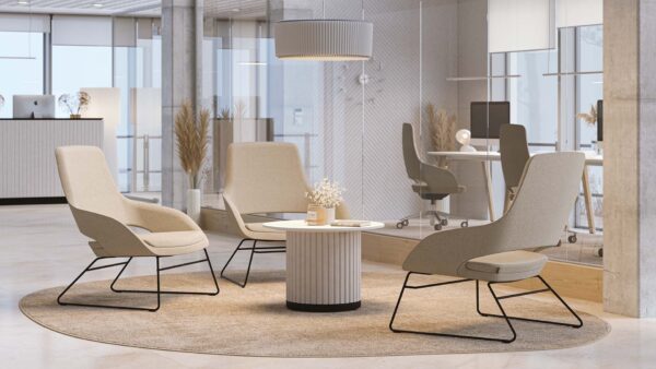 Loungestoel met lage rug Sandie - Afbeelding 5