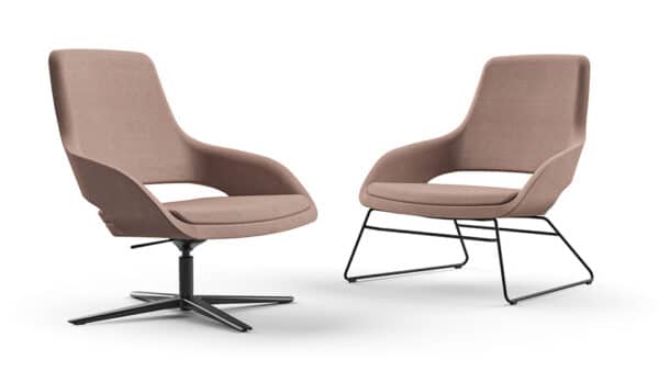 Loungestoel met lage rug Sandie - Afbeelding 7