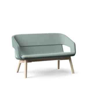 Bank Twist&Sit Soft 133 x 82cm houten onderstel