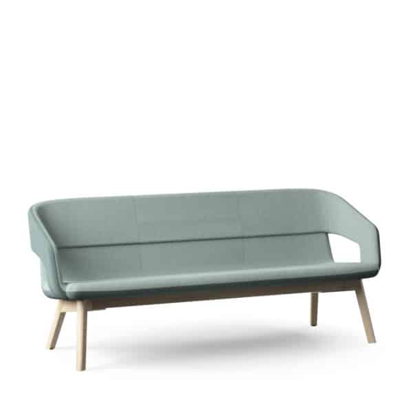 Bank Twist&Sit Soft 196 x 82cm houten onderstel