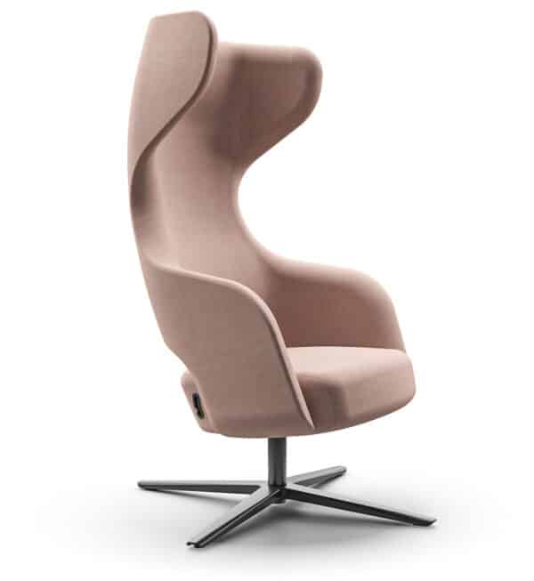 Loungestoel met hoge rug Sandie - Afbeelding 7