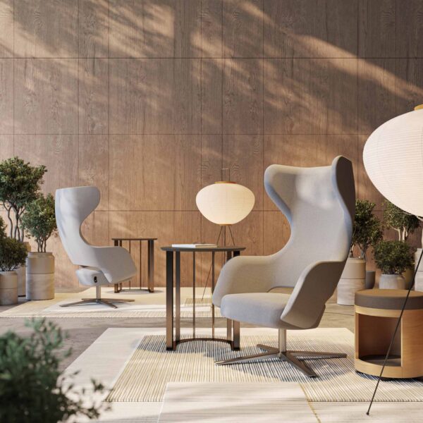 Loungestoel met hoge rug Sandie - Afbeelding 8