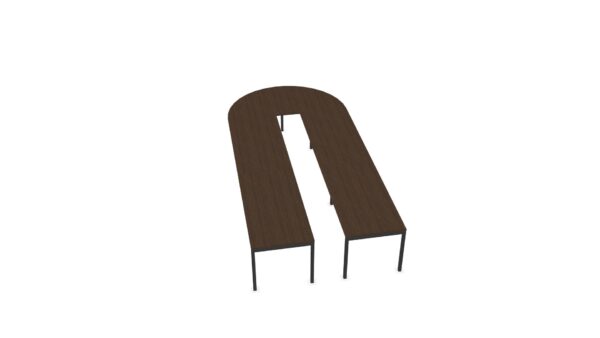 U-vorm vergadertafel 420x200cm Nova-U - Afbeelding 3