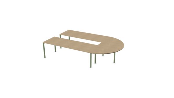 U-vorm vergadertafel 320x200cm Nova-U - Afbeelding 2