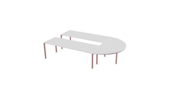 U-vorm vergadertafel 320x200cm Nova-U - Afbeelding 4