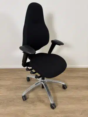 gebruikte bureaustoel RH Mereo 220 Black Edition zijkant