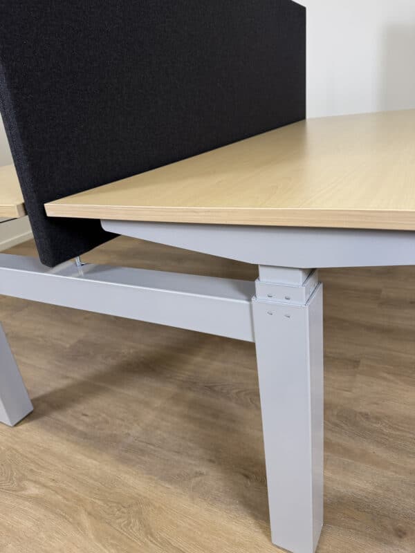 Gebruikt elektrisch duo-bureau 160x80cm | GD01 - Afbeelding 9