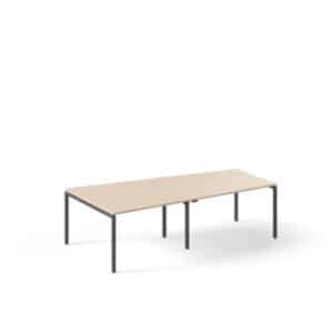 Nova Trapezium Vergadertafel 260x100/140x74cm