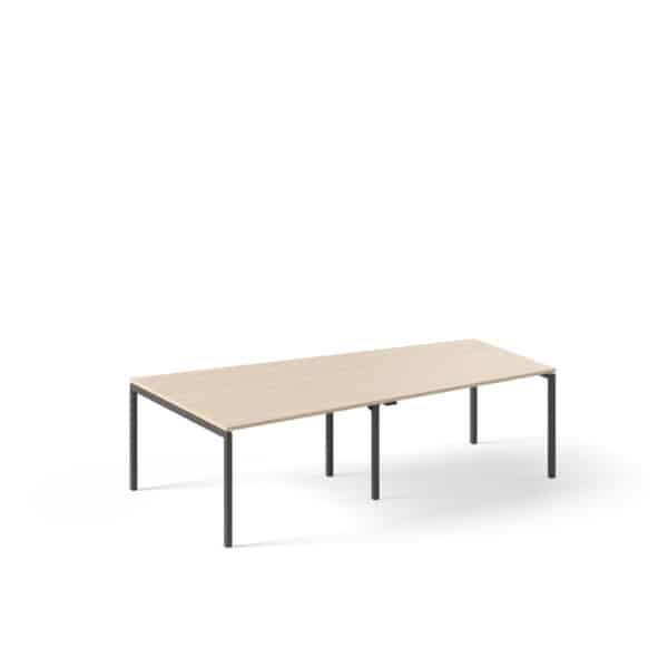 Nova Trapezium Vergadertafel 260x100/140x74cm