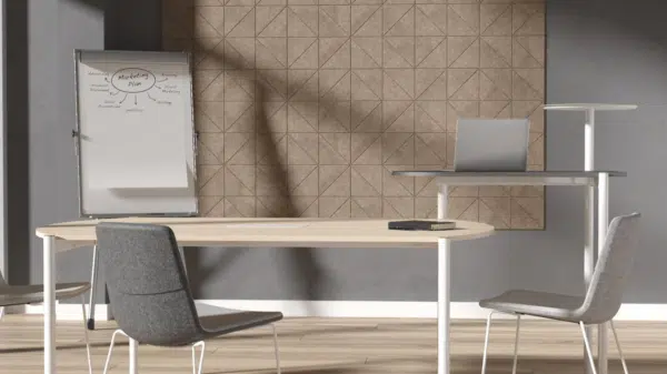 Vergadertafel 200x100x74cm Zedo - Afbeelding 5