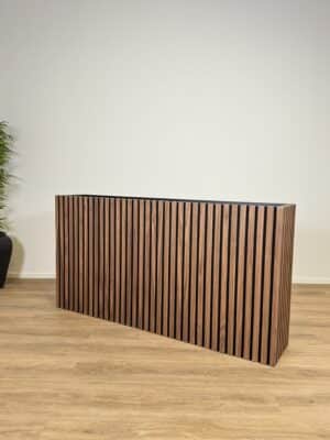Plantenbak met akoestische wandpanelen 170x30x90cm