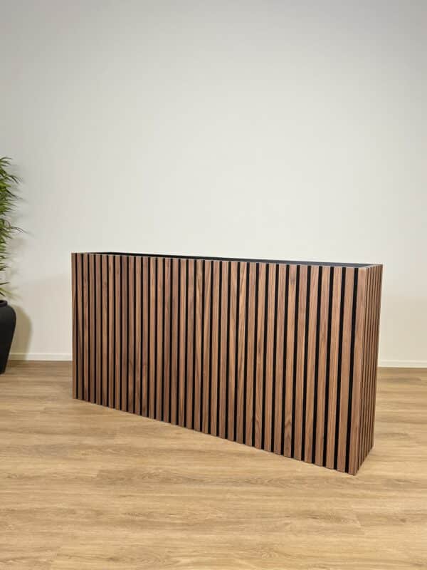 Plantenbak met akoestische wandpanelen 170x30x90cm