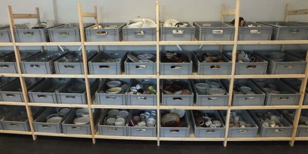 Houten magazijnstelling basisrek | Diepte 40cm - Afbeelding 3