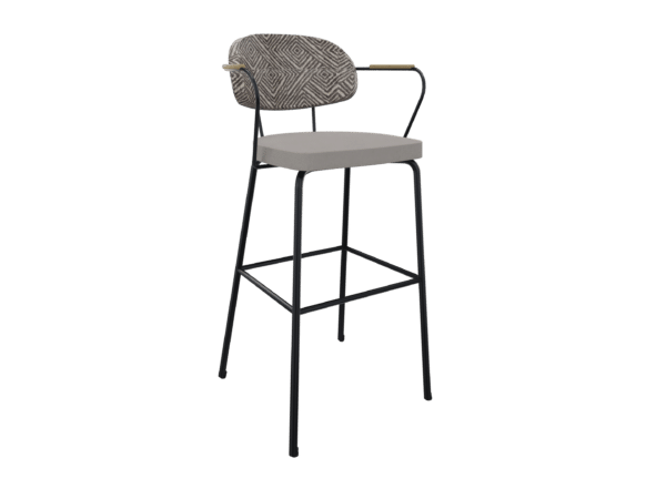 Rondo barkruk met 4-pootsframe HRO1132