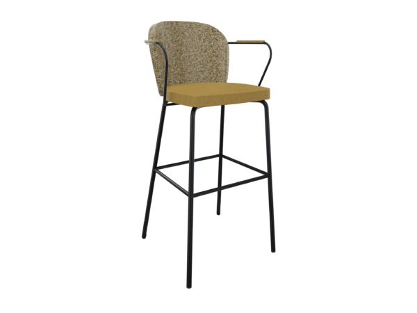 Rondo barkruk met 4-pootsframe HRO1232