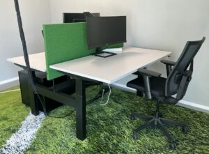 Gebruikt elektrisch duo-bureau Markant 160x80cm | GD02