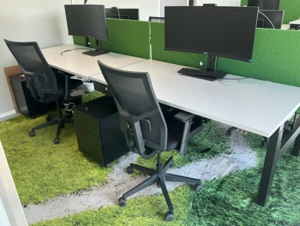 Gebruikt elektrisch duo-bureau Markant 160x80cm | GD02 - Afbeelding 2