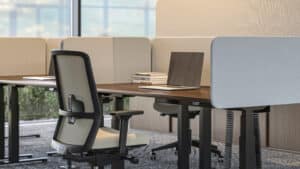 Q-Active zit/sta bureau | 120 x 80cm | Houtgroep 2
