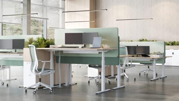 Q-Active zit/sta bureau | 180 x 80cm | Houtgroep 1