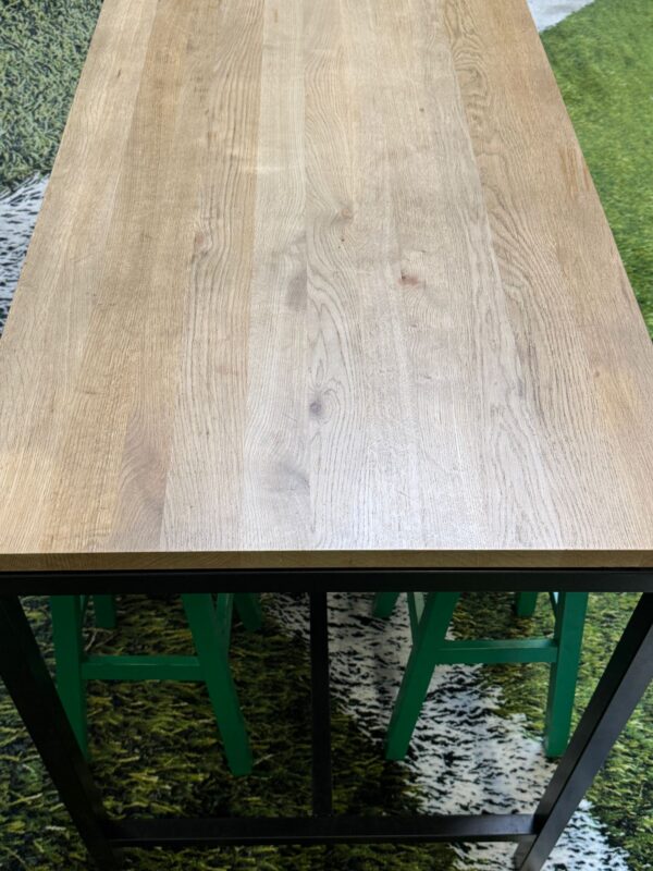 Gebruikte bartafel met 6 barkrukken - Afbeelding 13