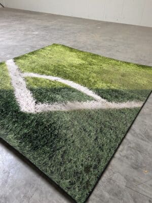 Vloerkleed 300x350cm bedrukt met kunstgras