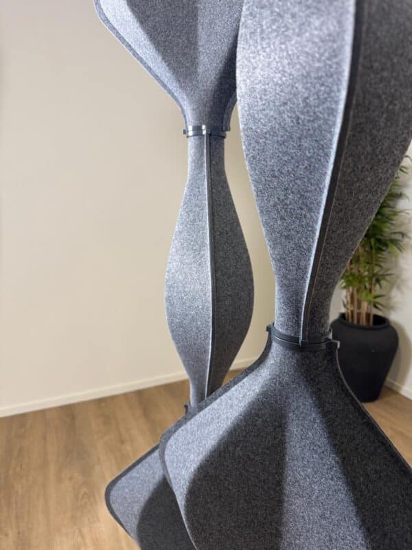 Tweedehands akoestische scheidingswand 196 cm Feltouch | Sense DIAGON - Afbeelding 4