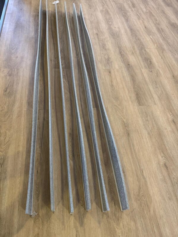 Feltouch Plativity Baffle model Wave 240 x 300 cm Zilvergrijs - Afbeelding 4