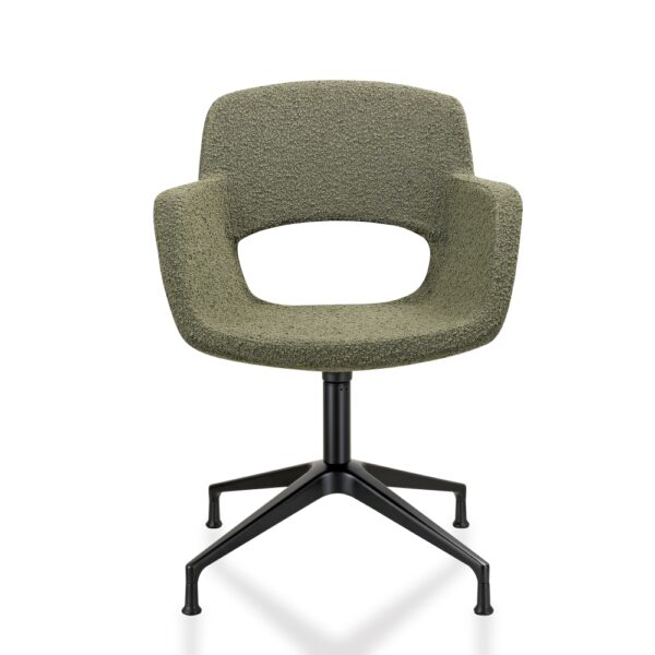 Vergaderstoel 1830T bouclé stoffering - Afbeelding 6