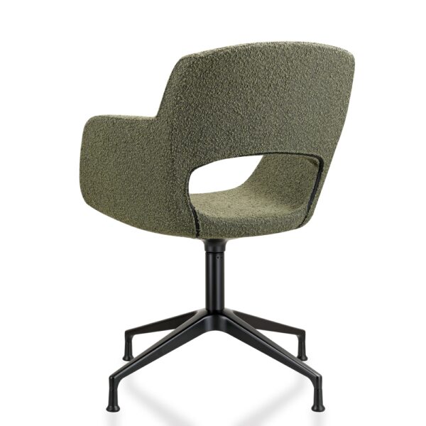 Vergaderstoel 1830T bouclé stoffering - Afbeelding 10