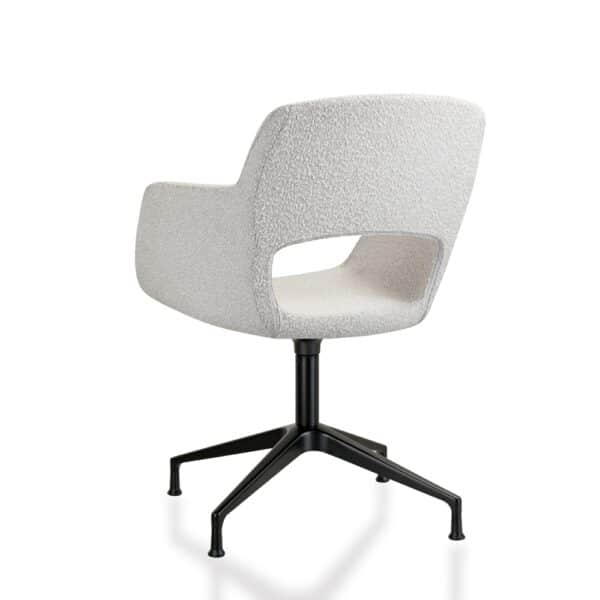 Vergaderstoel 1830T bouclé stoffering - Afbeelding 2