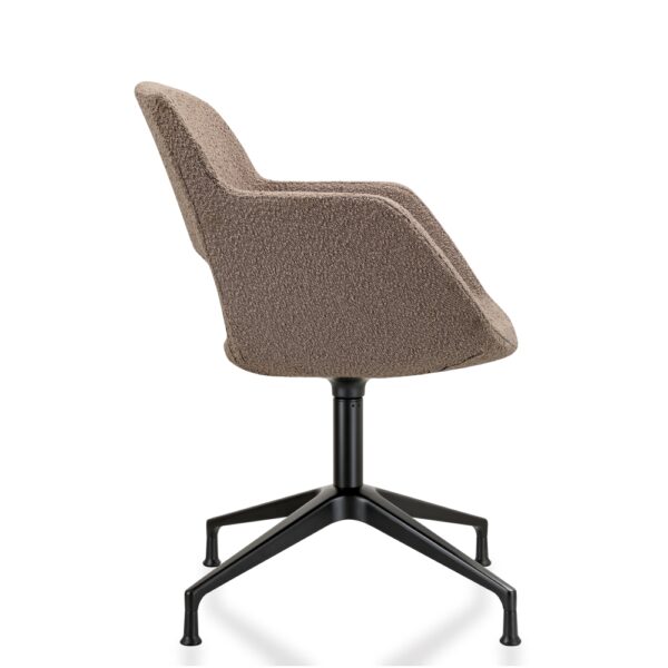 Vergaderstoel 1830T bouclé stoffering - Afbeelding 12