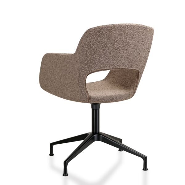 Vergaderstoel 1830T bouclé stoffering - Afbeelding 15