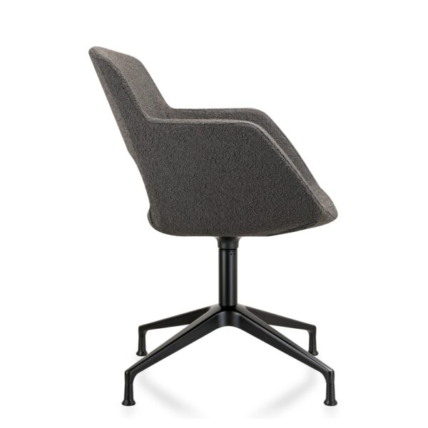 Vergaderstoel 1830T bouclé stoffering - Afbeelding 20