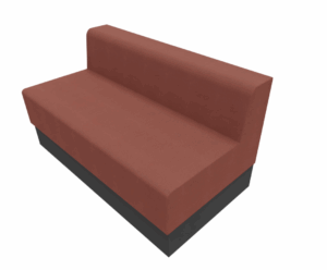 Treinbank Base 140cm met gesloten poten.