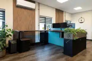 Groot zit sta hoekbureau