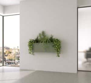 Plantenbak met speakers