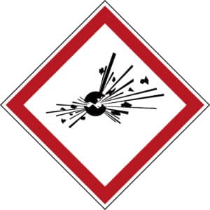 Icoon voor explosiegevaar.