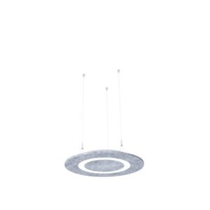 Akoestische hanglamp Ø80cm Flat Cloud Feltouch