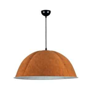 Oranje akoestische hanglamp Ø60cm NewGlow Pumpkin